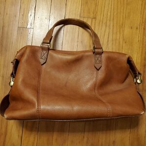 Madewell Brown Leather Tote Bag